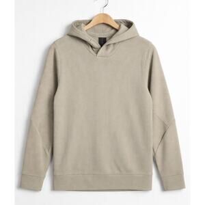 Lululemon Shift Stitch Hoodie Mens M Bone Performance Lightweight Hiking Travel